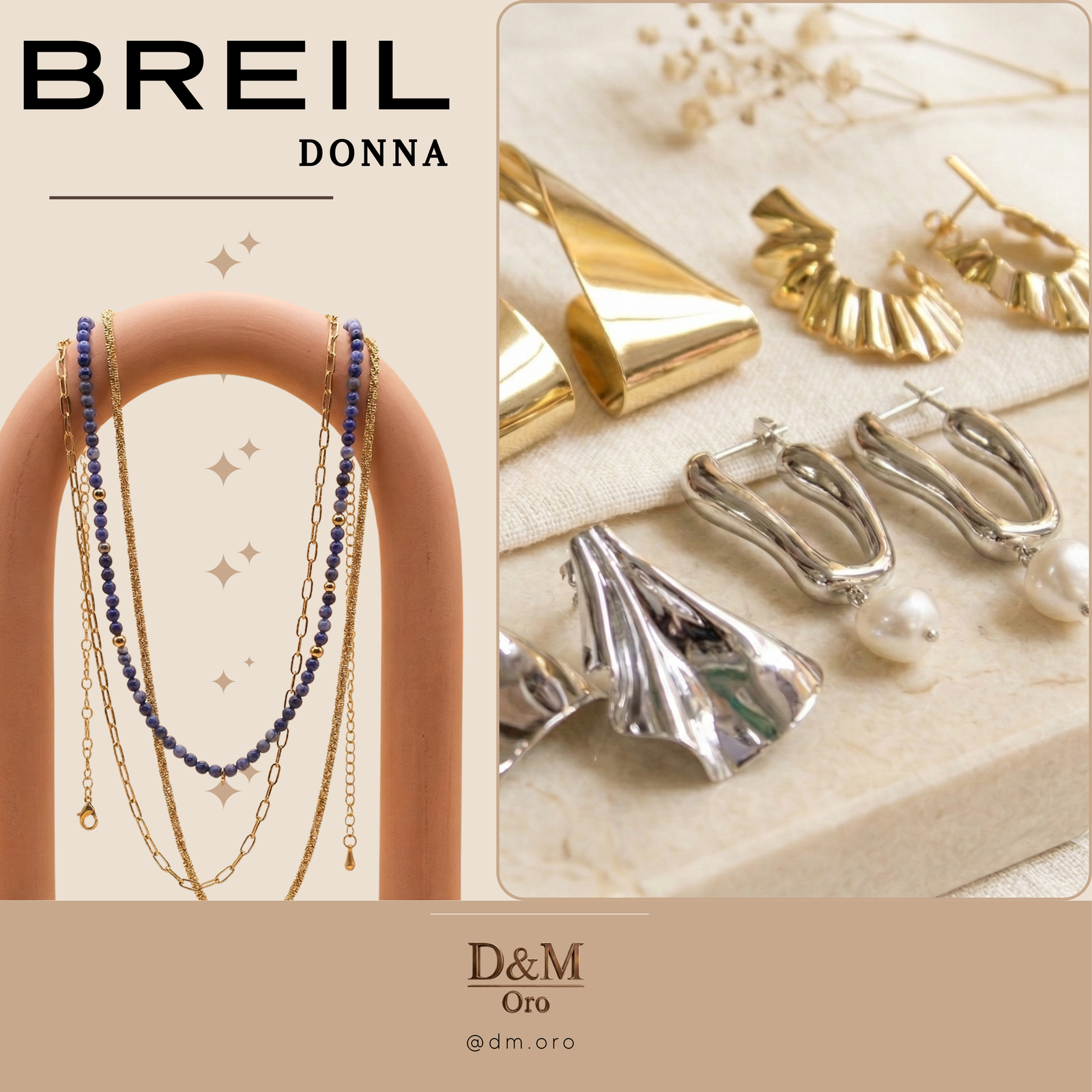 Orecchini D&M Oro